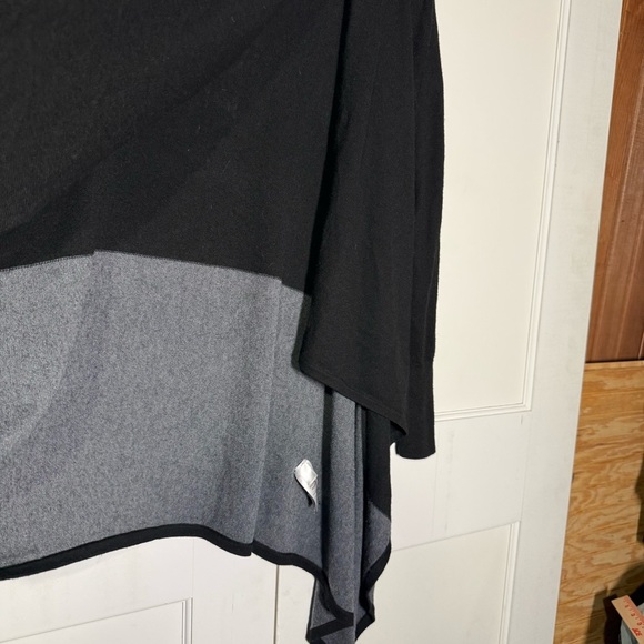Smartwool Edgewood Wrap Sweater Black Gray Colorblock Soft Knit Size Small - Picture 10 of 10